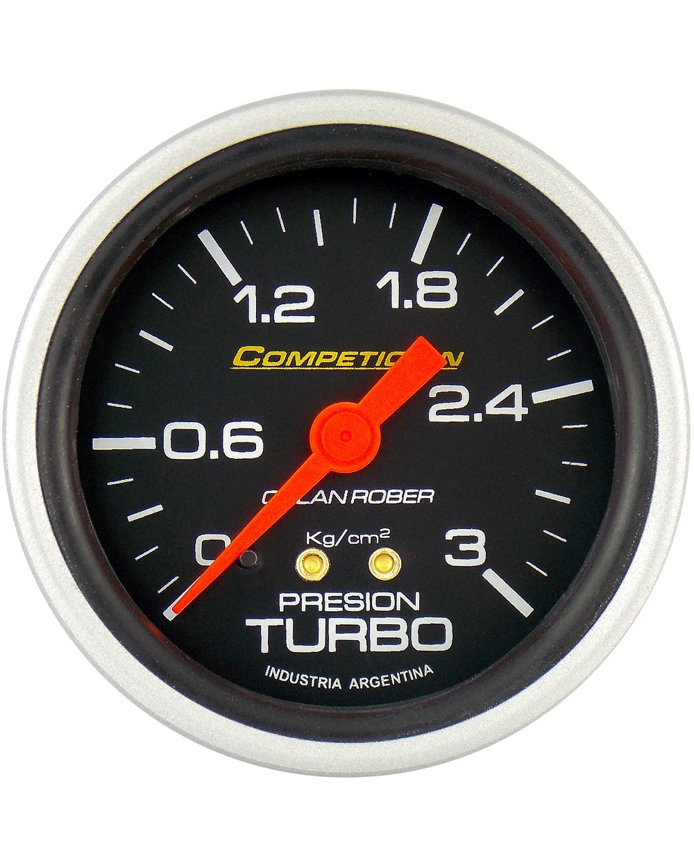 Reloj Presion Agua Turbo Competicion Negro 60Mm