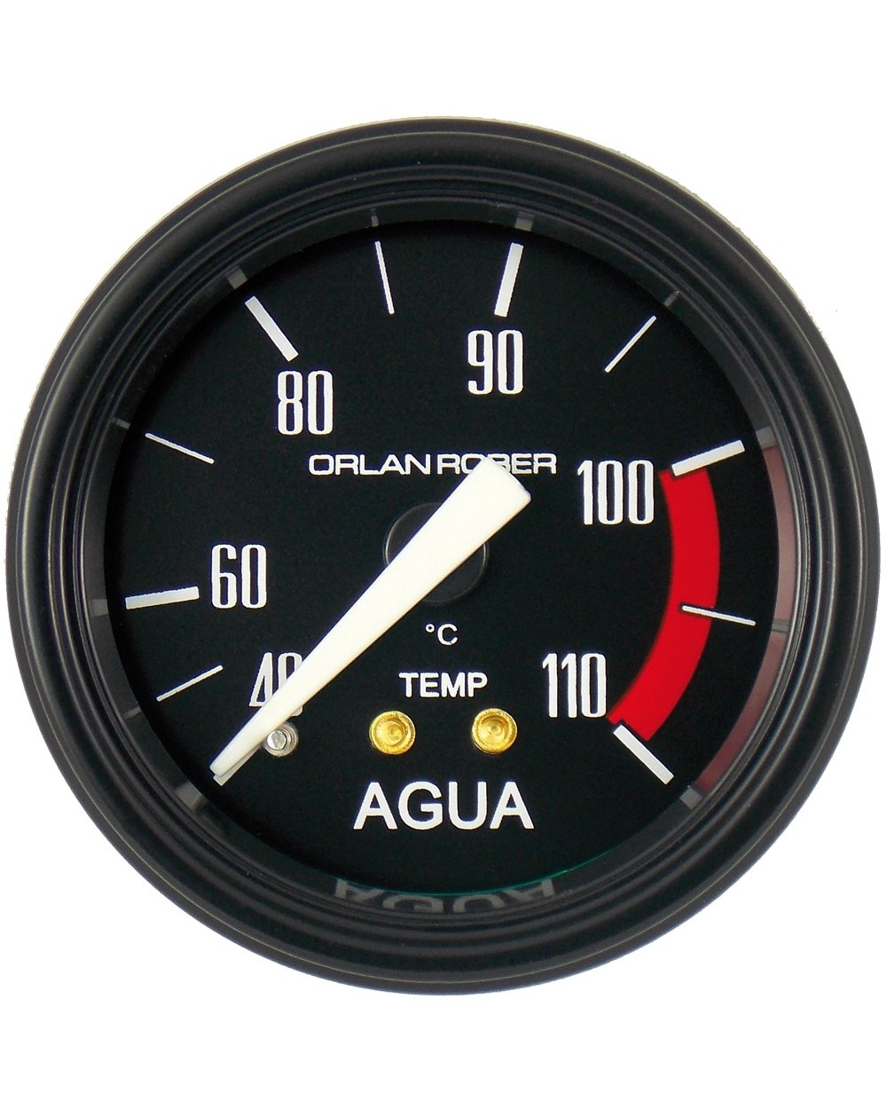 Reloj Temperatura Agua Mecanico 52Mm 1,5 Mts Esfera Negra